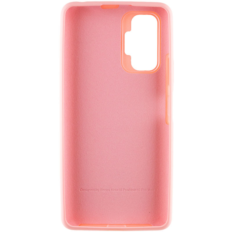 Фото Чехол Silicone Cover Full Protective (AA) для Xiaomi Redmi Note 10 Pro / 10 Pro Max (Розовый / Pink) на vchehle.ua
