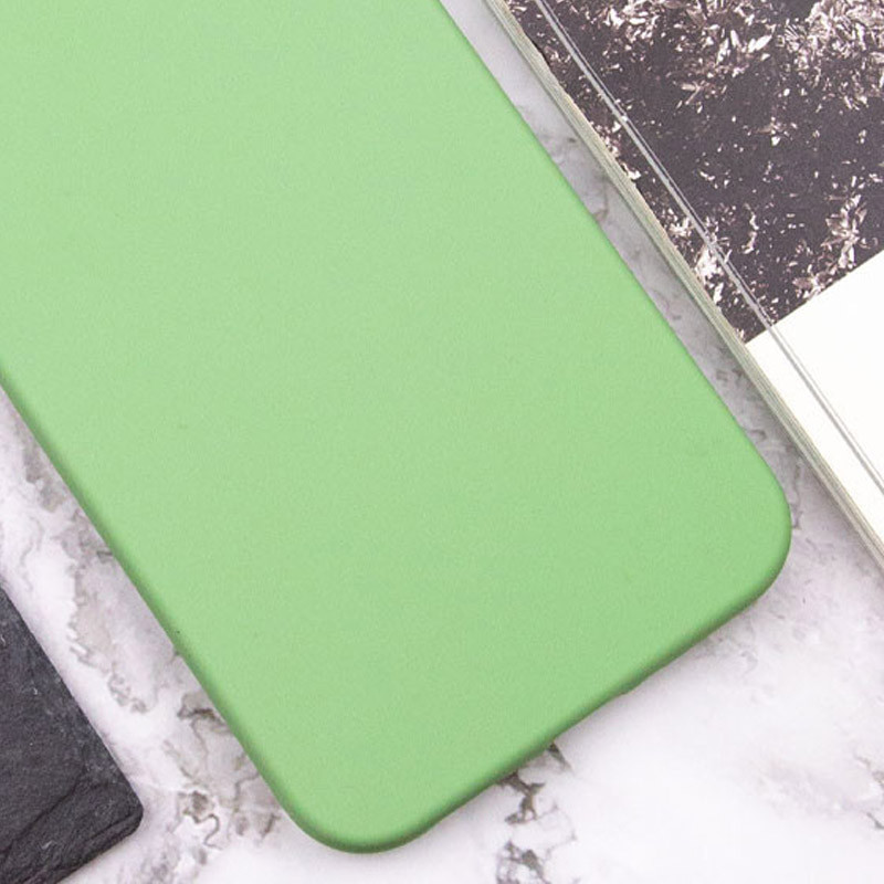 Фото Чехол Silicone Cover Lakshmi Full Camera (AA) для Samsung Galaxy A06 (Зеленый / Pistachio) на vchehle.ua