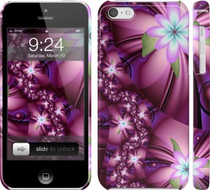 Чехол Цветочная мозаика для iPhone 5c