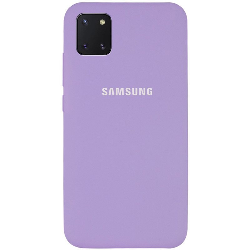 

Чохол Silicone Cover Full Protective (AA) на Samsung Galaxy Note 10 Lite (A81) (Бузковий / Dasheen) 914243