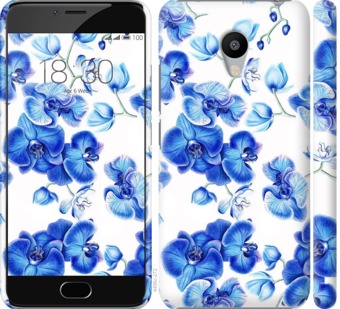 

Чехол Голубые орхидеи для Meizu M3s 725155