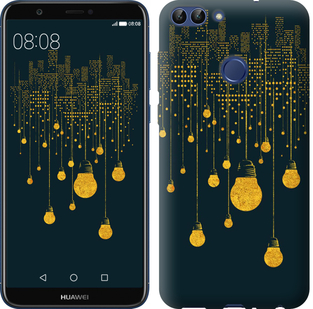 

Чехол Иллюстрация ночного города для Huawei Honor 9 Lite 658832