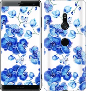 

Чехол Голубые орхидеи для Sony Xperia XZ3 H9436 725105