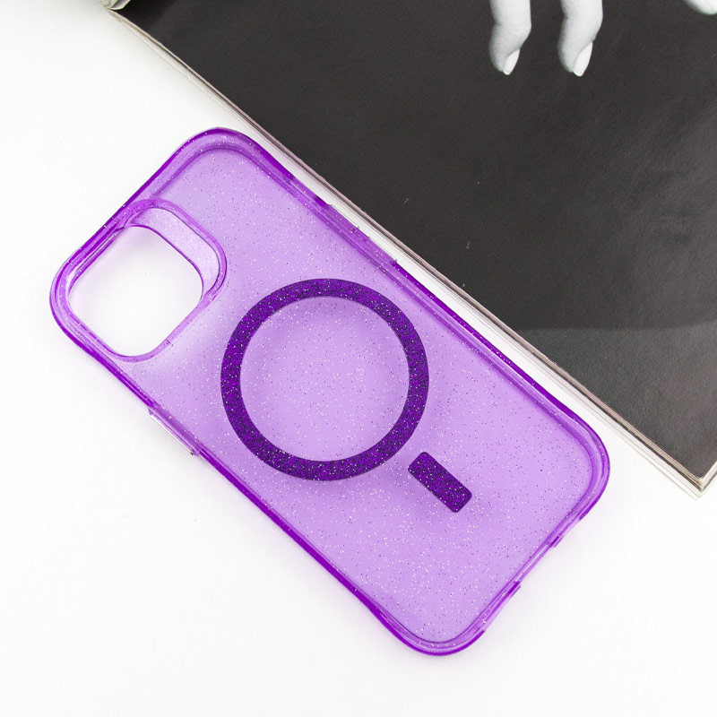 Фото Чохол TPU Radiance with Magnetic safe для Apple iPhone 13 (6.1") (Purple) на vchehle.ua