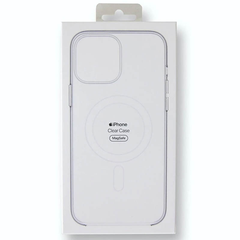 TPU чохол Clear Case with Magnetic safe на Apple iPhone 14 (6.1") (Прозорий (прозорий)) в магазині vchehle.ua