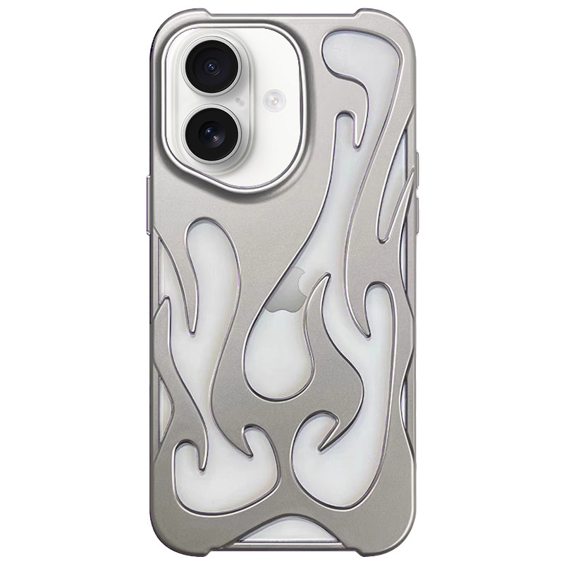 Чехол TPU WinFire для Apple iPhone 16 Plus (6.7") (Silver)