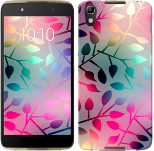 

Чехол Листья для Alcatel idol 4 657640