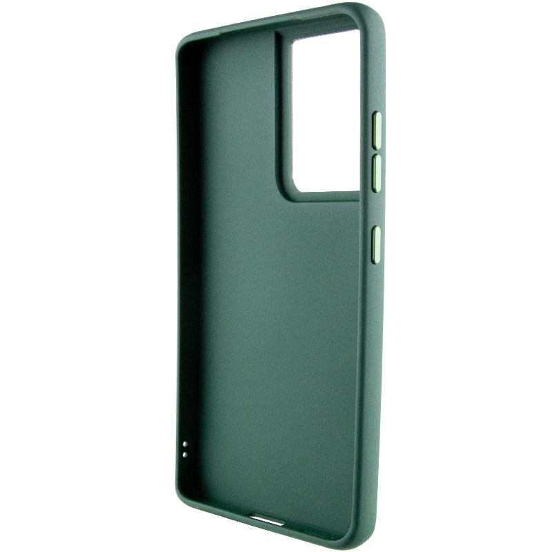 Фото TPU чохол Bonbon Metal Style with Magnetic safe на Samsung Galaxy S24 Ultra (Зелений / Army Green) в маназині vchehle.ua