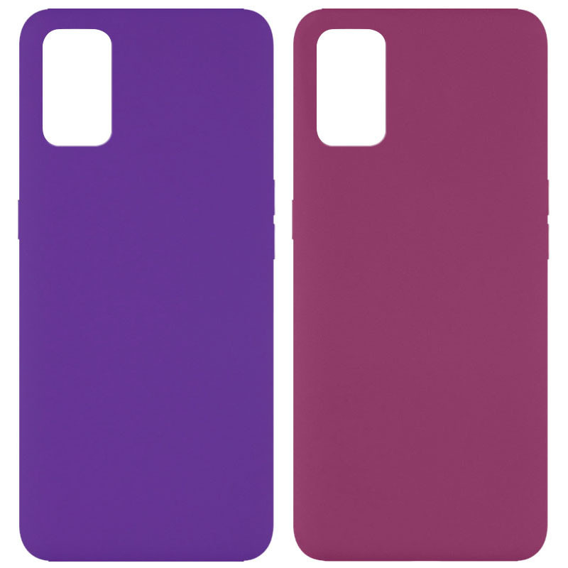 Чехол Silicone Cover Full without Logo (A) для Oppo A52 / A72 / A92