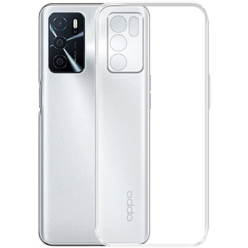 TPU чохол Epic Transparent 1,5mm Full Camera на Oppo A16s / A16 / A54s (Прозорий (прозорий))