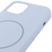 Чехол Silicone Case Full Protective (AA) NO LOGO with Magnetic Safe для Apple iPhone 11 (6.1") (Голубой / Lilac Blue) в магазине vchehle.ua