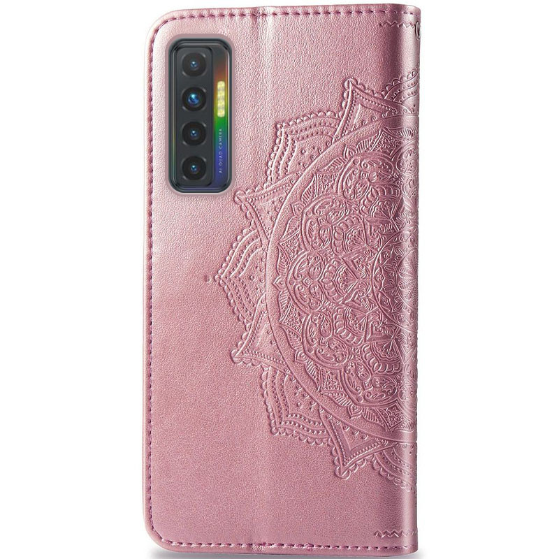 Фото Кожаный чехол (книжка) Art Case с визитницей для TECNO Camon 17P (Розовый) в магазине vchehle.ua