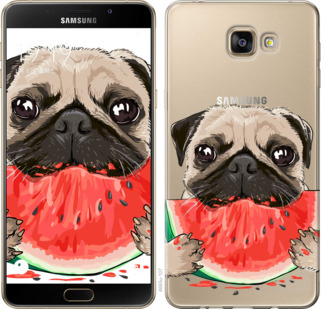 

Чехол Мопс и арбуз для Samsung Galaxy A9 Pro 843435