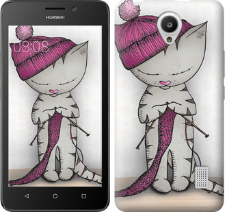 

Чехол Кошка рукодельница для Huawei Y635 584417