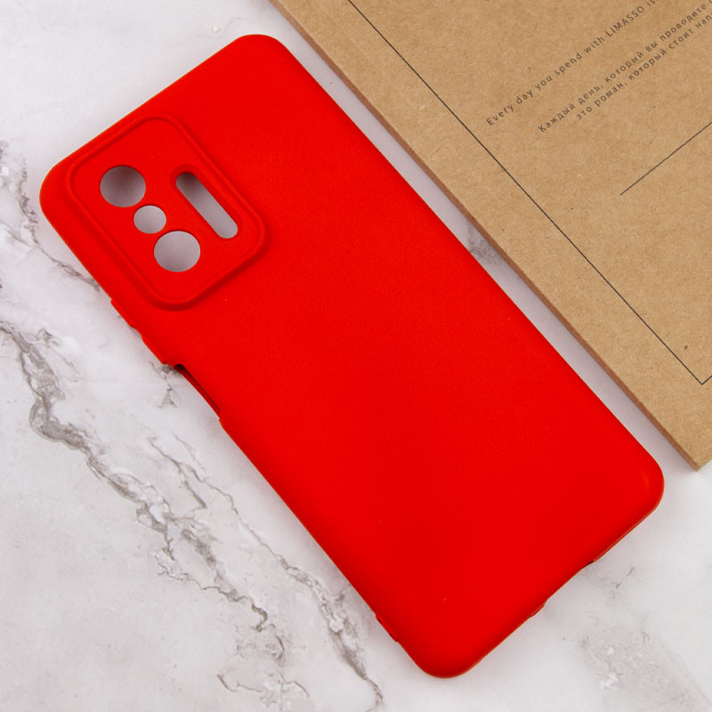 Чохол Silicone Cover Lakshmi Full Camera (A) на Xiaomi 11T / 11T Pro (Червоний / Red) в магазині vchehle.ua