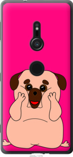 

Чехол Весёлый мопс для Sony Xperia XZ2 H8266 1055538