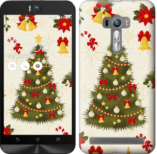 

Чехол Новогодняя елка для Asus ZenFone Selfie ZD551KL 451151