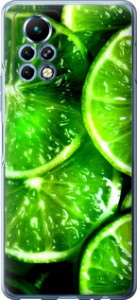Чохол Зелені часточки лимона на Infinix Note 11 Pro