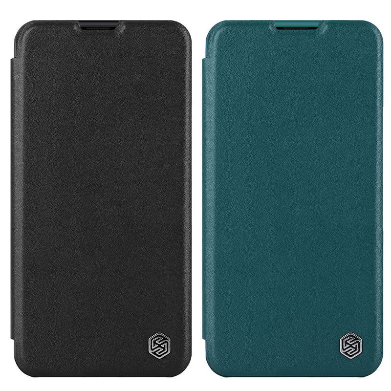 Кожаный чехол-книжка Nillkin Qin Pro Plain Camshield для Apple iPhone 14 (6.1")