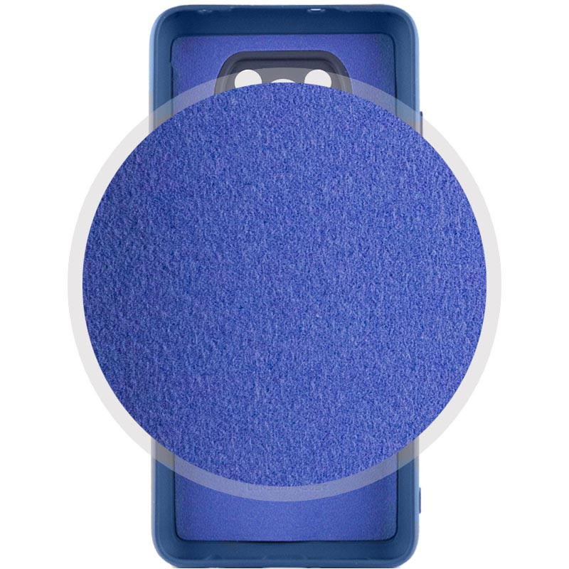 Фото Чехол Silicone Cover Lakshmi Full Camera (A) для Xiaomi Poco X3 NFC / Poco X3 Pro (Синий / Navy Blue) в магазине vchehle.ua