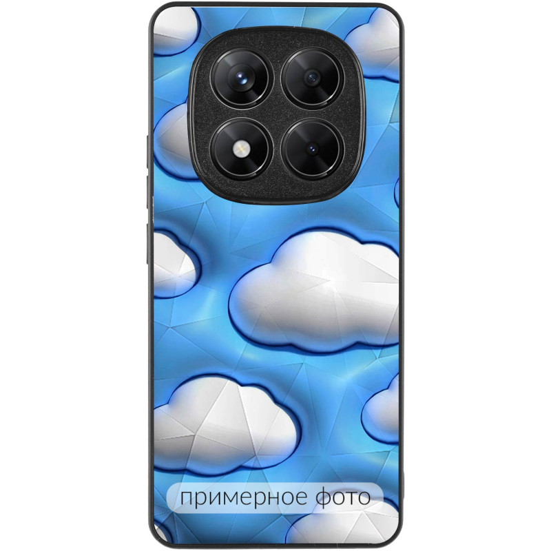 Фото TPU+PC чохол Prisma Fluffie на Xiaomi Redmi Note 14 4G (Int. version) (Clouds) на vchehle.ua