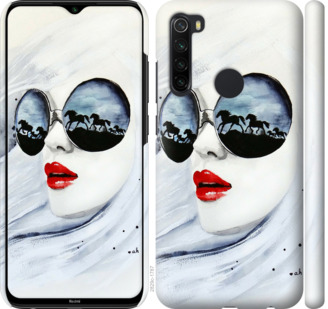 

Чохол Дівчина аквареллю на Xiaomi Redmi Note 8T 875556