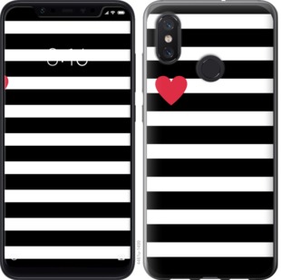 

Чехол Черно-белые полосы для Xiaomi Mi8 752011