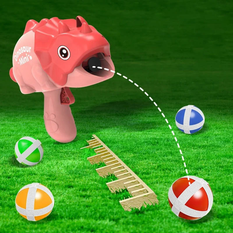 Фото Интерактивная игра Dinosaur Athletics Gun на липучках + мишень (Red) на vchehle.ua