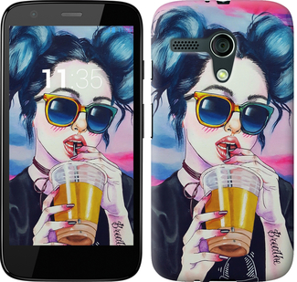 

Чехол Арт-девушка в очках для Motorola Moto G 247228