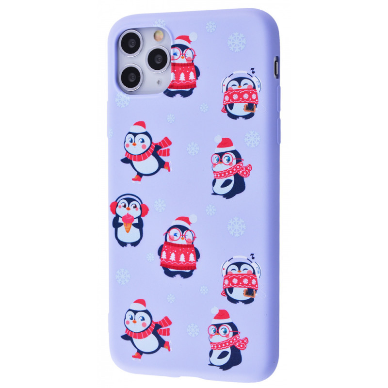 

TPU чехол WAVE Fancy для Apple iPhone 11 Pro (5.8") (Penguins / Light purple) 1087732