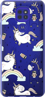 

Чохол Єдиноріг і кава на Motorola G9 Play 1607473