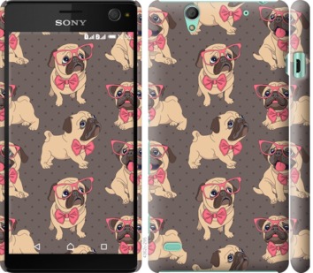 

Чехол мопсики 2 для Sony Xperia C4 E5333 731496