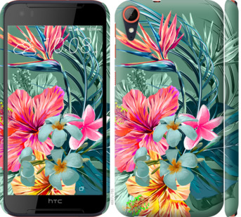

Чохол Тропічні квіти v1 на HTC Desire 830 844943