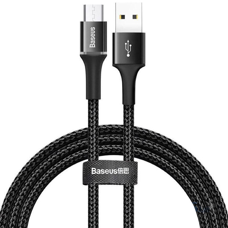 

Дата кабель Baseus Halo Data Micro USB Cable 2A (3m) (Чорний) 1109451