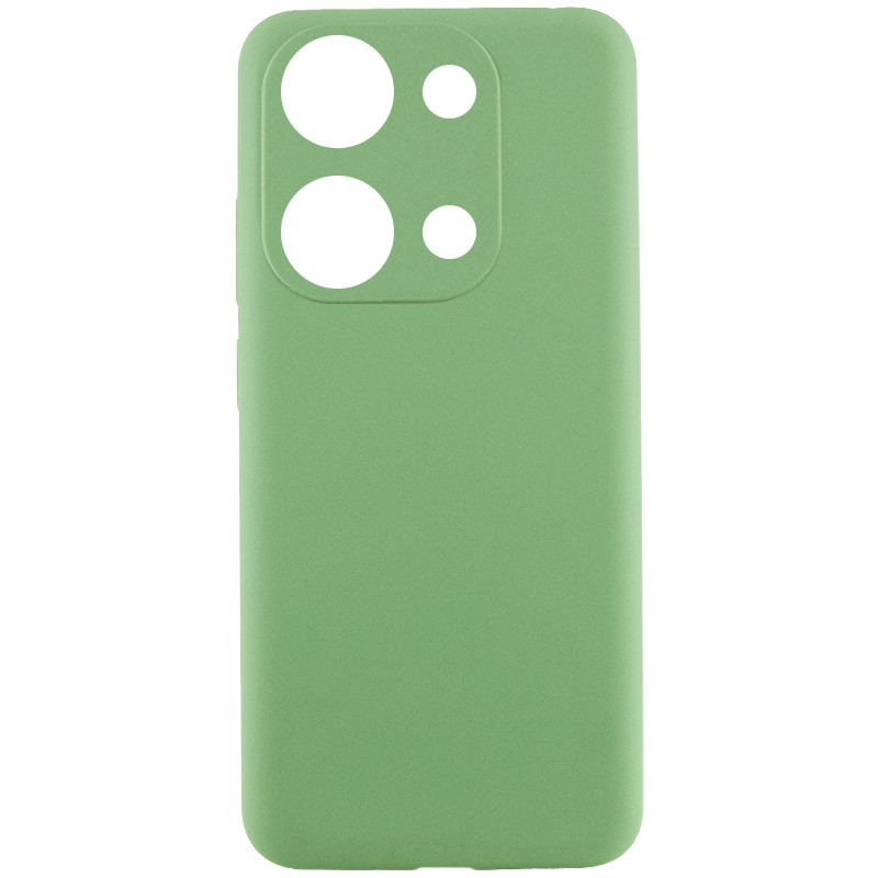 Чохол Silicone Cover Lakshmi Full Camera (AAA) на Xiaomi Redmi Note 13 Pro 4G / Poco M6 Pro 4G (М'ятний / Mint)