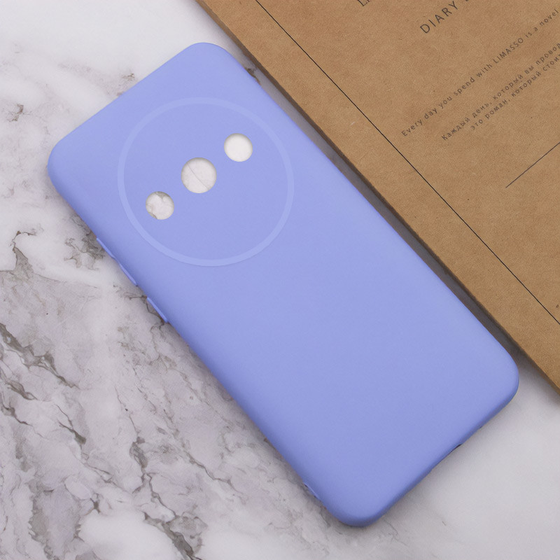 Чехол Silicone Cover Lakshmi Full Camera (AA) для Xiaomi Redmi A3 (Сиреневый / Dasheen) в магазине vchehle.ua