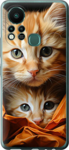 Чохол Котики 2 на Infinix Hot 11S