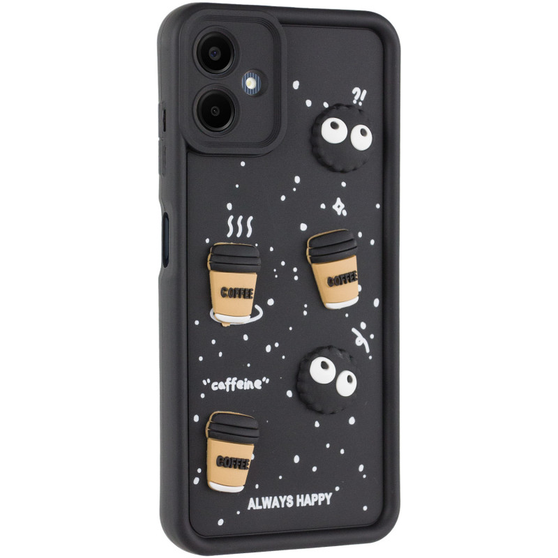 Чохол TPU Toys Case на Samsung Galaxy A06 (Black / Always Happy)