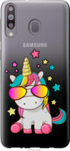 Чехол Единорог в очках для Samsung Galaxy M30
