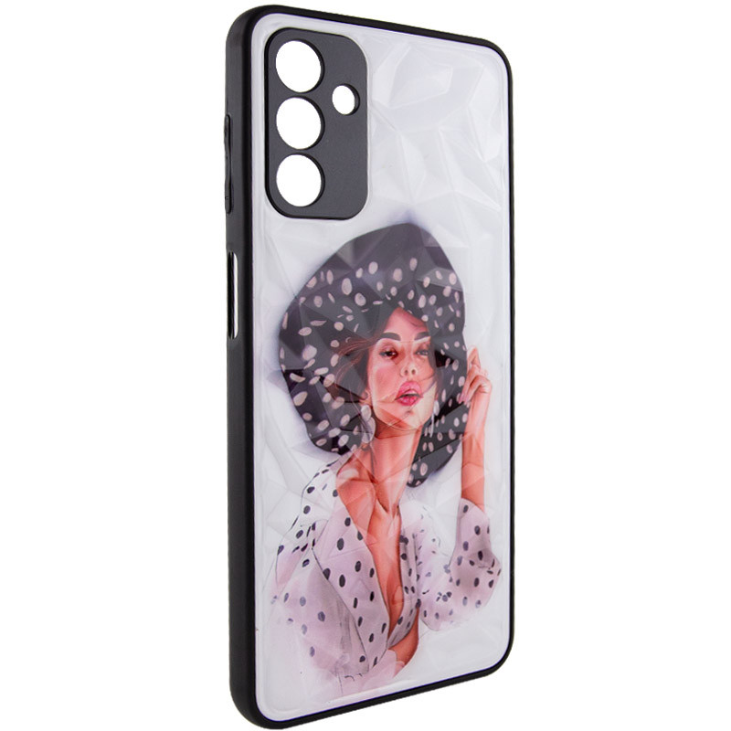 TPU+PC чехол Prisma Ladies для Samsung Galaxy A24 4G (Girl in a hat)