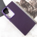 Шкіряний чохол Bonbon Leather Metal Style на Samsung Galaxy S23 Ultra (Фіолетовий / Dark Purple) в магазині vchehle.ua