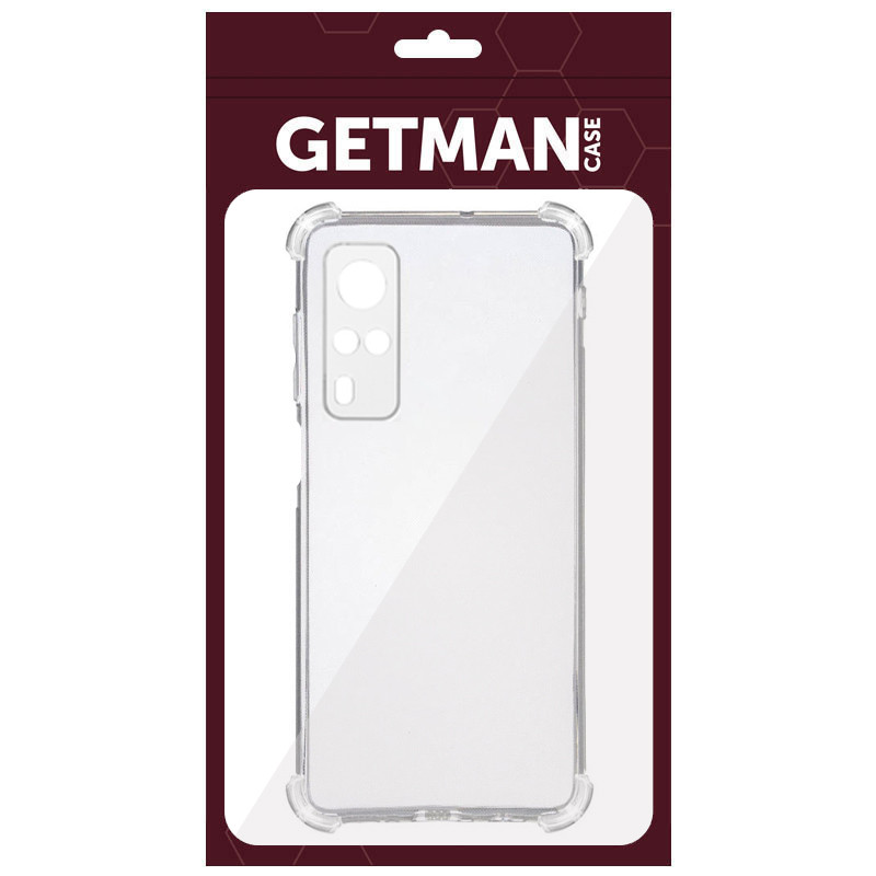 Заказать TPU чехол GETMAN Ease logo усиленные углы Full Camera для Vivo Y53s (Бесцветный (прозрачный)) на vchehle.ua