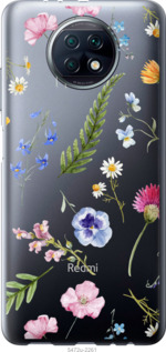 

Чехол Цветочный фон v2 для Xiaomi Redmi Note 9T 1440186