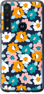 

Чехол Цветочный фон v3 для Motorola One Macro 1434845