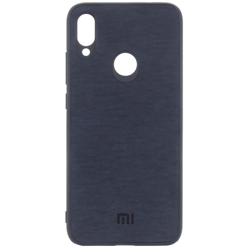 

TPU чехол Textile Logo для Xiaomi Redmi Note 7 Pro (Синій) 877176