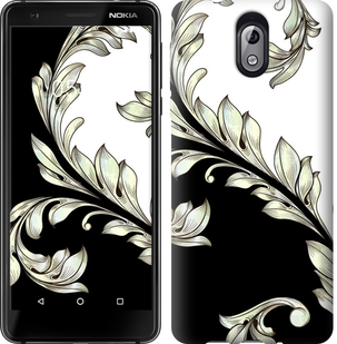 

Чохол White and black 1 на Nokia 3.1 670475