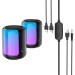 Фото Уценка Bluetooth Колонка Hoco BS56 Colorful 2in1 (Вскрытая упаковка / Black) в магазине vchehle.ua