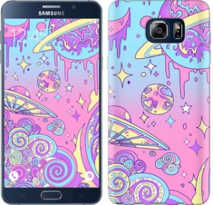 Чехол Розовая галактика для Samsung Galaxy Note 5 N920C
