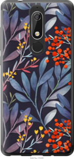 

Чехол Этнос природа листья для Nokia 5.1 1407337
