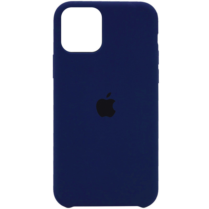 Чохол Silicone Case (AA) на Apple iPhone 11 (6.1") (Темно синій / Midnight blue)